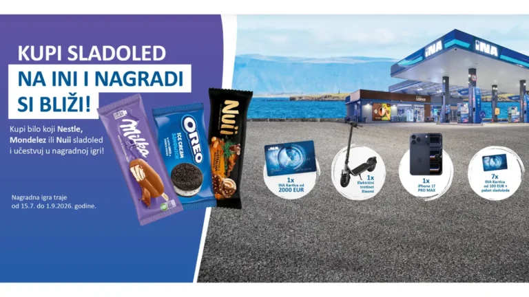 INA nagradna igra: Kupi sladoled na Ini i nagradi si bliže!