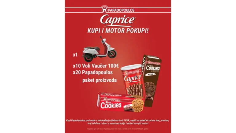Voli i Papadopoulos nagradna igra: CAPRICE kupi i motor pokupi!